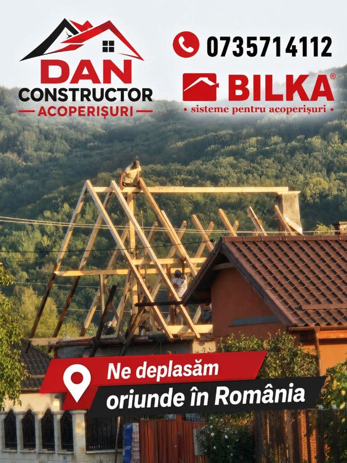 Dulgherie•Montaj Acoperiș•îmbrăcat Horn